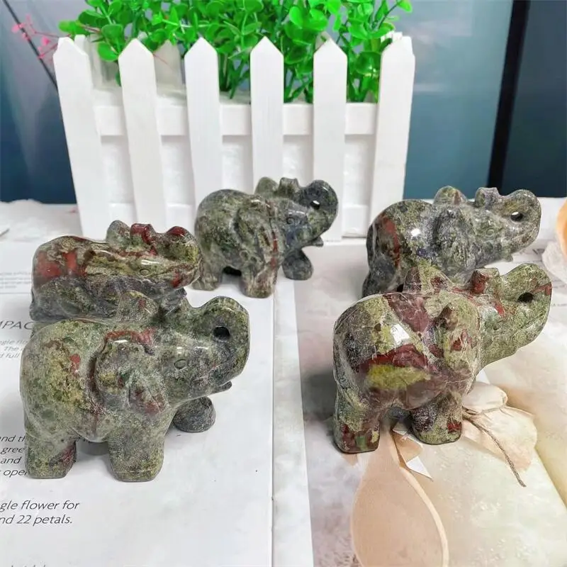 Natural Blood Elephant Crystal Animal Carving Crafts Healing Energy Stone Fashion Home Decoration Gift 1pcs
Natural Blood Elephant Crystal Animal Carving Crafts Healing Energy Stone Fashion Home Decoration Gift 1pcs