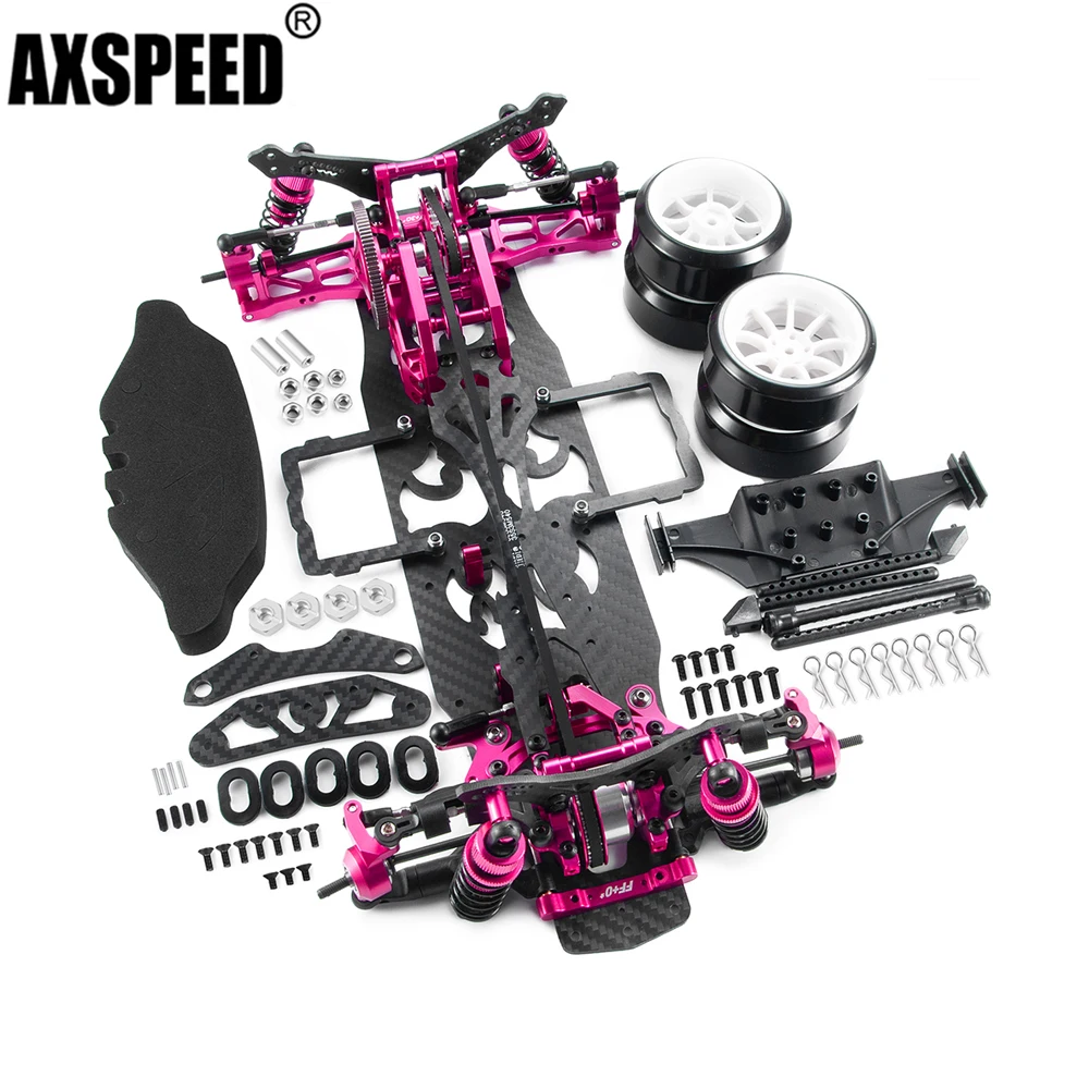 AXSPEED Frame Kit with Belt Drive Wheel Rims Shock Absorbers For 1/10 3Racing Sakura D4 AWD 4WD RC Remote Control Drift Car
AXSPEED Frame Kit with Belt Drive Wheel Rims Shock Absorbers For 1/10 3Racing Sakura D4 AWD 4WD RC Remote Control Drift Car