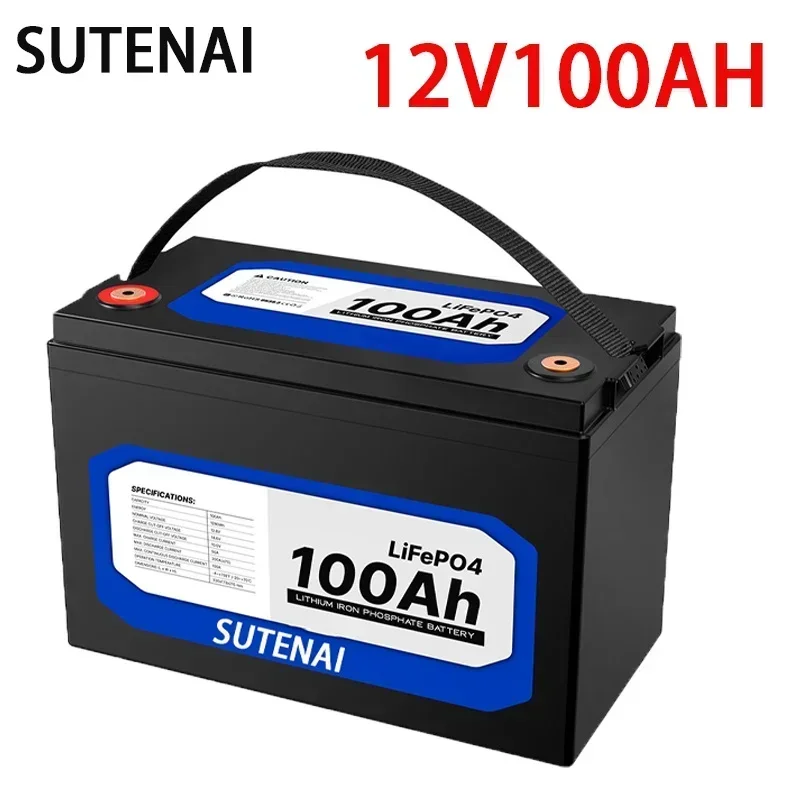 12V 100Ah Lithium Iron Phosphate Battery LiFePO4 Built-in BMS LiFePO4 Battery for Solar Power System RV House Trolling Motor
12V 100Ah Lithium Iron Phosphate Battery LiFePO4 Built-in BMS LiFePO4 Battery for Solar Power System RV House Trolling Motor