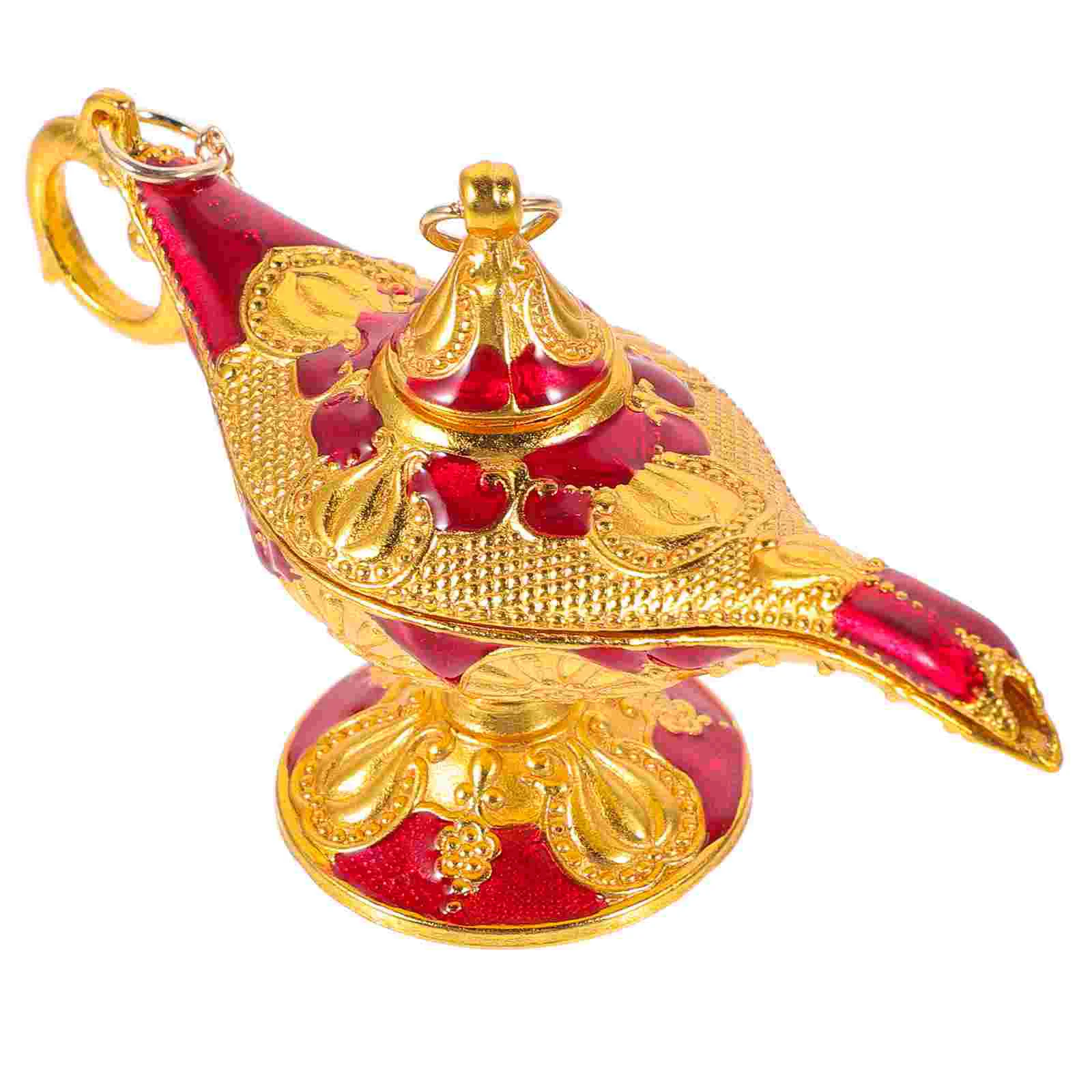 European Style Aladdin's Lamp Banquet Table Decor Arabian Oil Zinc Alloy Wishing Centerpiece
European Style Aladdin's Lamp Banquet Table Decor Arabian Oil Zinc Alloy Wishing Centerpiece