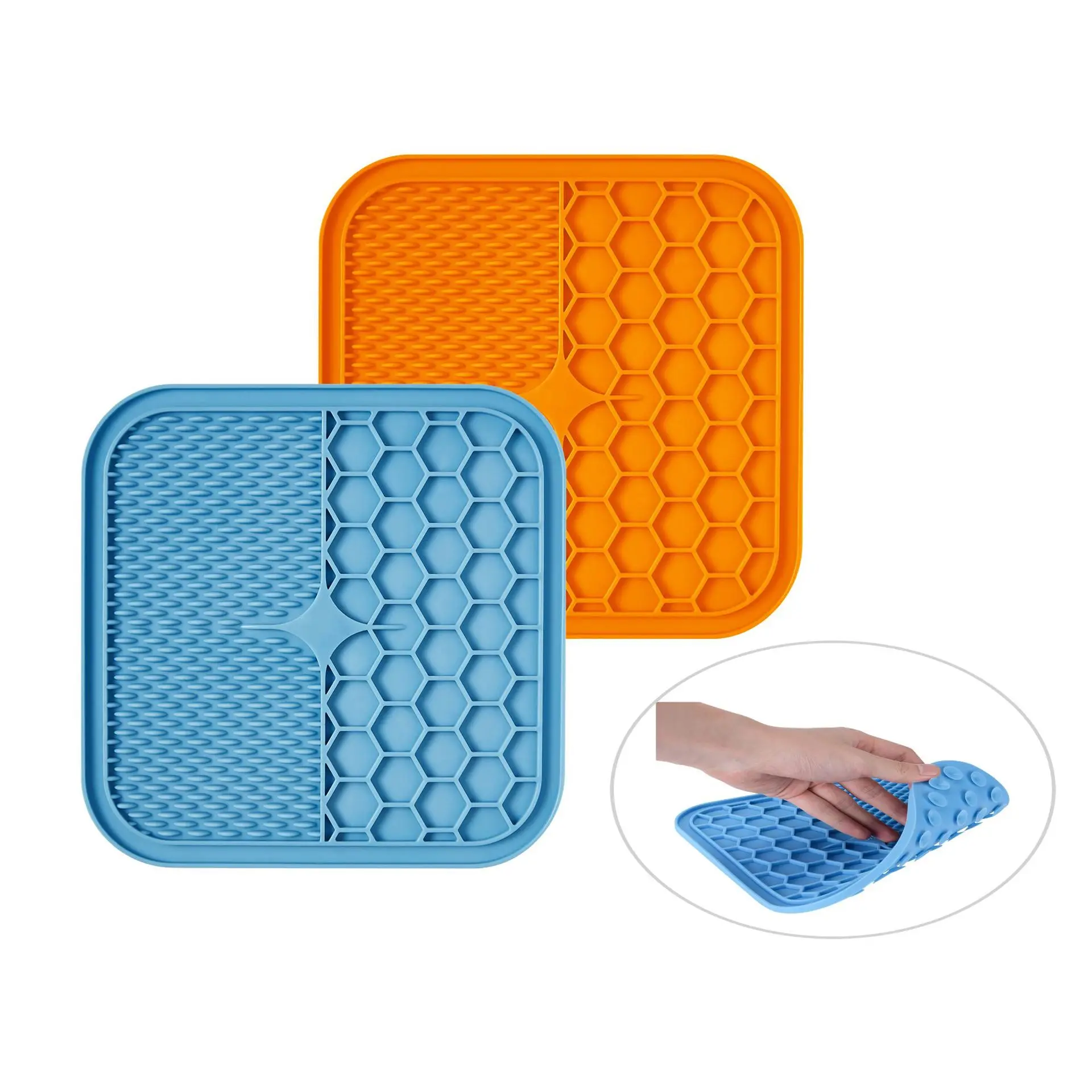 Pet Lick Pad Slower Feeder Pad Cats Dogs Licking Mat Feeding Food Bowl Dog Slow Feeders Bathing Distraction Pads Dispenser
Pet Lick Pad Slower Feeder Pad Cats Dogs Licking Mat Feeding Food Bowl Dog Slow Feeders Bathing Distraction Pads Dispenser