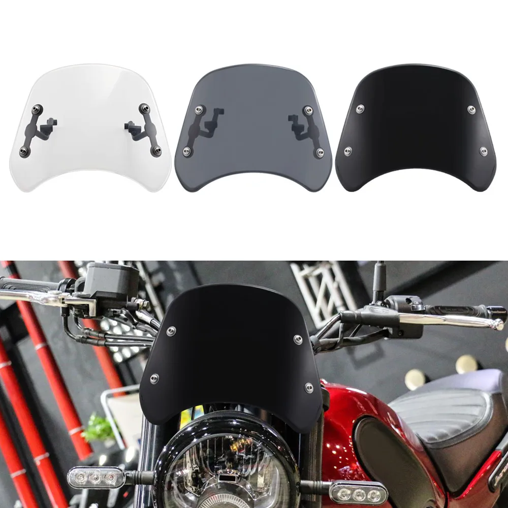 For Benelli Leoncino 500 250 Trail Cafe Racer Motorcycle Windshield Windscreen With Brackets Wind Deflector Windscreen Accessory
For Benelli Leoncino 500 250 Trail Cafe Racer Motorcycle Windshield Windscreen With Brackets Wind Deflector Windscreen Accessory