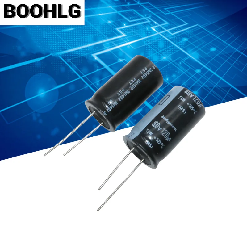 2PCS 120UF 400V ruby electrolytic capacitor 400V 120UF 18X32 TXW high frequency low resistance
2PCS 120UF 400V ruby electrolytic capacitor 400V 120UF 18X32 TXW high frequency low resistance