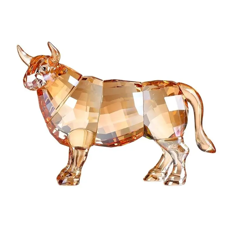 Charm and Lucky FengShui Crystal Statues Wall Street Bull Figurine Sculpture Home Office Desk Decorative Ornament Glass Cow Gift
Charm and Lucky FengShui Crystal Statues Wall Street Bull Figurine Sculpture Home Office Desk Decorative Ornament Glass Cow Gift