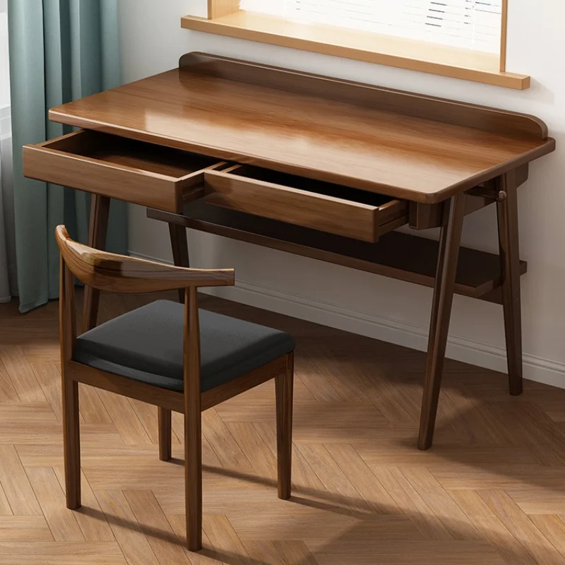 

Wood Secretaire Office Desks Study Bedroom Simplicity Write Computer Modern Bureaux Meuble Work Furniture Qf50od