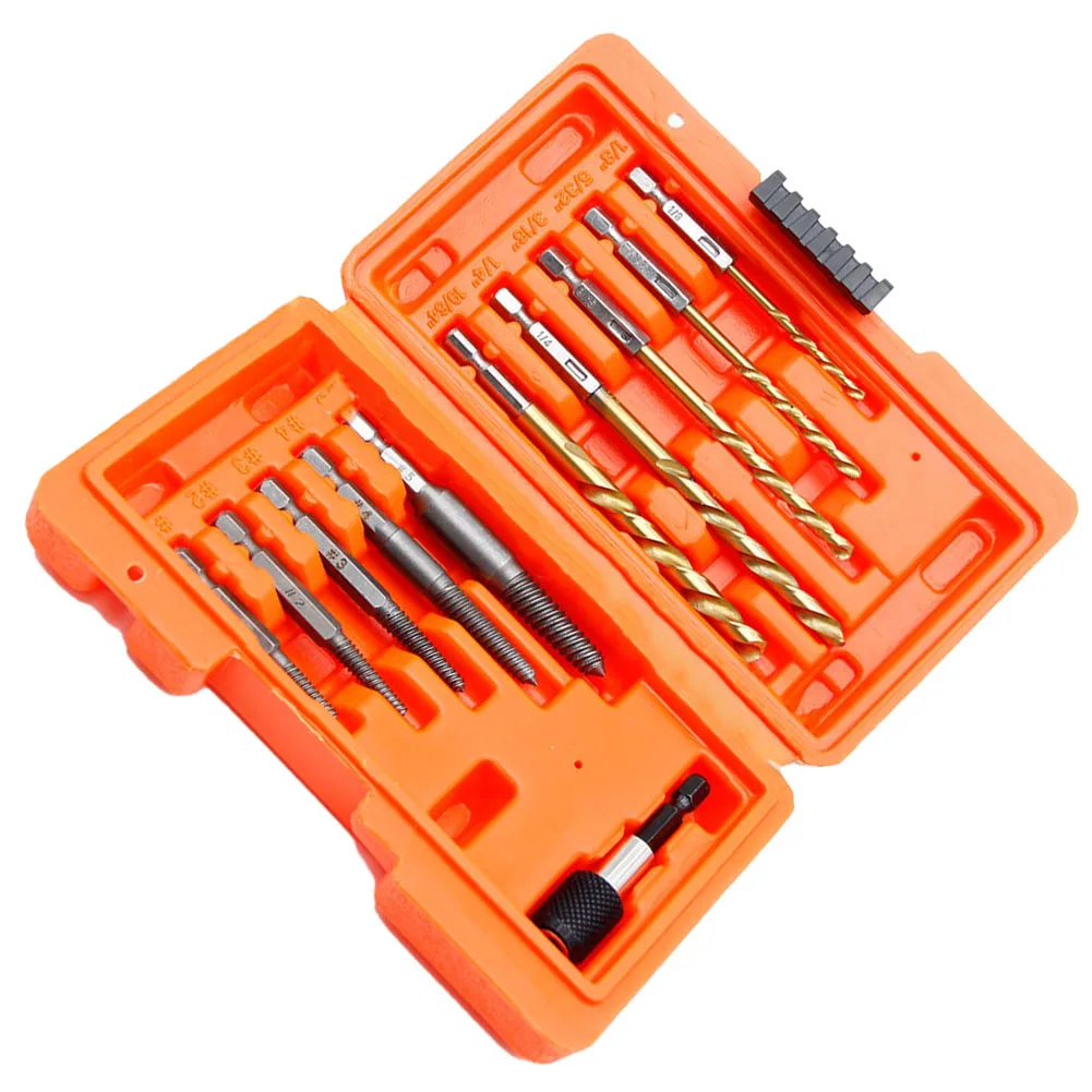Extractor Screw Set Broken Studs Removal 10 Pieces Extractor Easy Storage One-handed Bit Exchange Quick-release Chuck
Extractor Screw Set Broken Studs Removal 10 Pieces Extractor Easy Storage One-handed Bit Exchange Quick-release Chuck