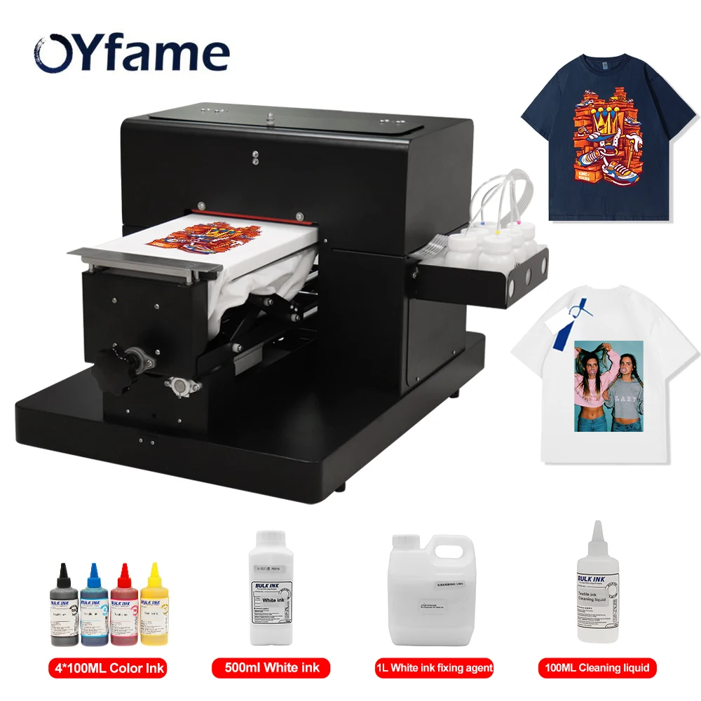 OYfame A4 Flatbed Printer A4 dtg printer L805 Printer head t shirt machine For Garment Textile Clothes t shirt printing machine
OYfame A4 Flatbed Printer A4 dtg printer L805 Printer head t shirt machine For Garment Textile Clothes t shirt printing machine