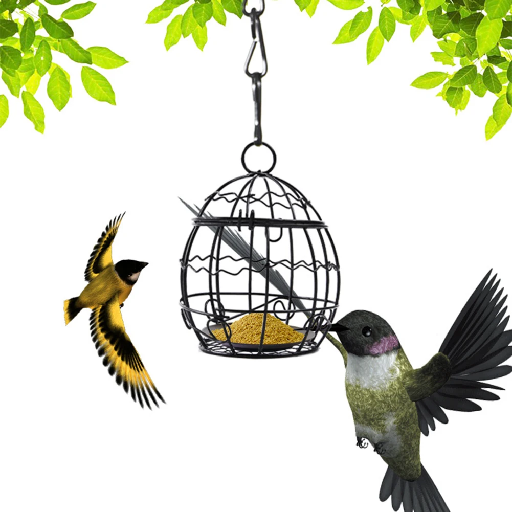 

Bird Feeder Metal Bird Suet Balls Feeders Hanging Fat Ball Holder Feeding Tools For Finch Sparrow Robin Wild Birds