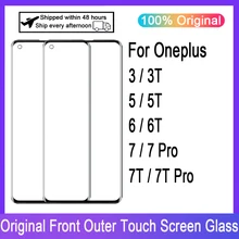 Écran tactile avant LCD pour Oneplus 3 3T 5 5T 6 6T 7 7T 7 Pro, verre de remplacement=