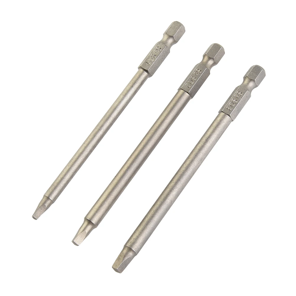 Wear-resistant Hand Screwdrivers Head Hand Tool Accessories Screw Driver Bits Square Head Electric Grey SQ1-SQ3
Wear-resistant Hand Screwdrivers Head Hand Tool Accessories Screw Driver Bits Square Head Electric Grey SQ1-SQ3