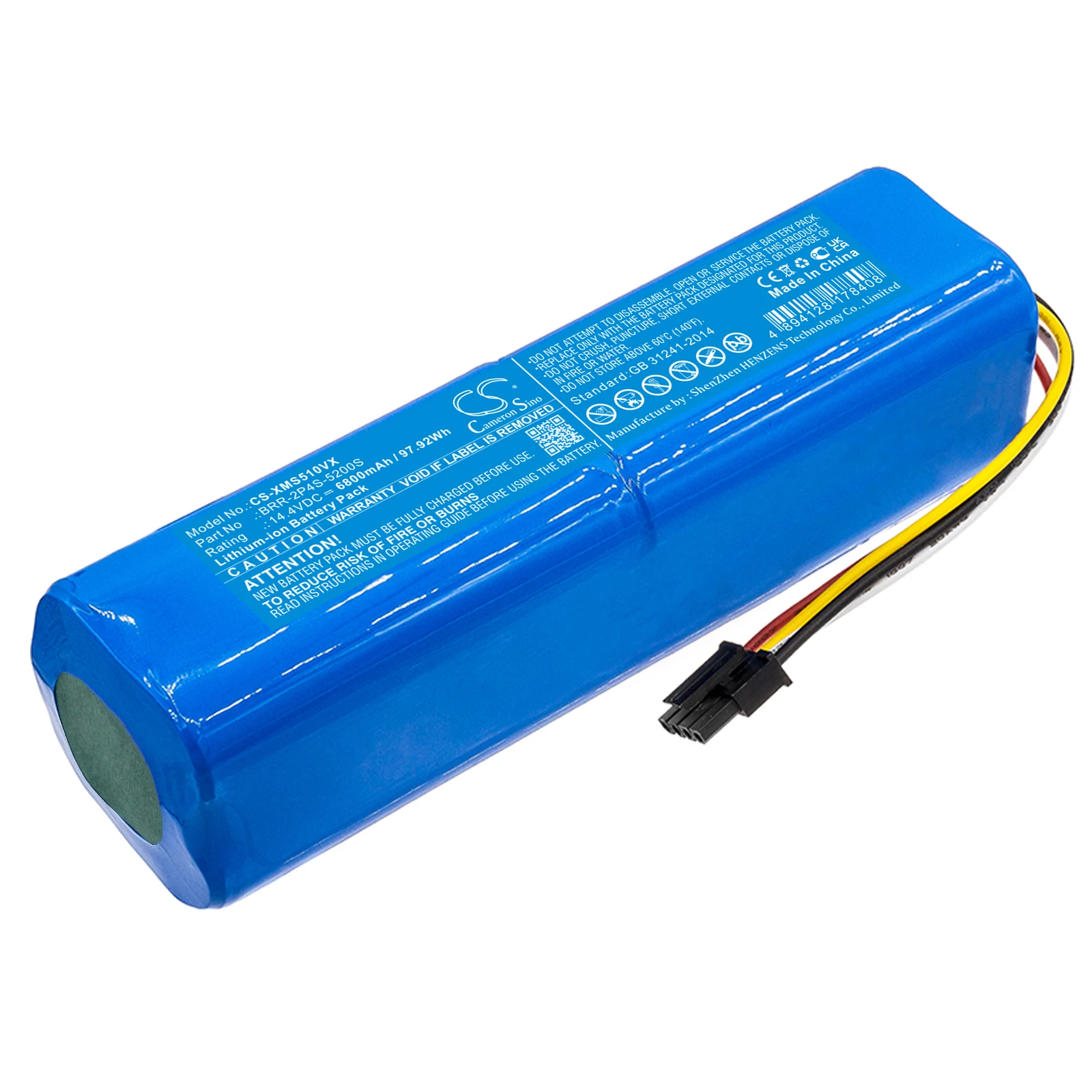 

Vacuum Battery For Roborock S552-00 S552 S5 Max S6 Pure S75 S70 S7 S55 S51 T65 T61 T60 S65 S60 S50 S6 Sweep One S51 Mi Robo