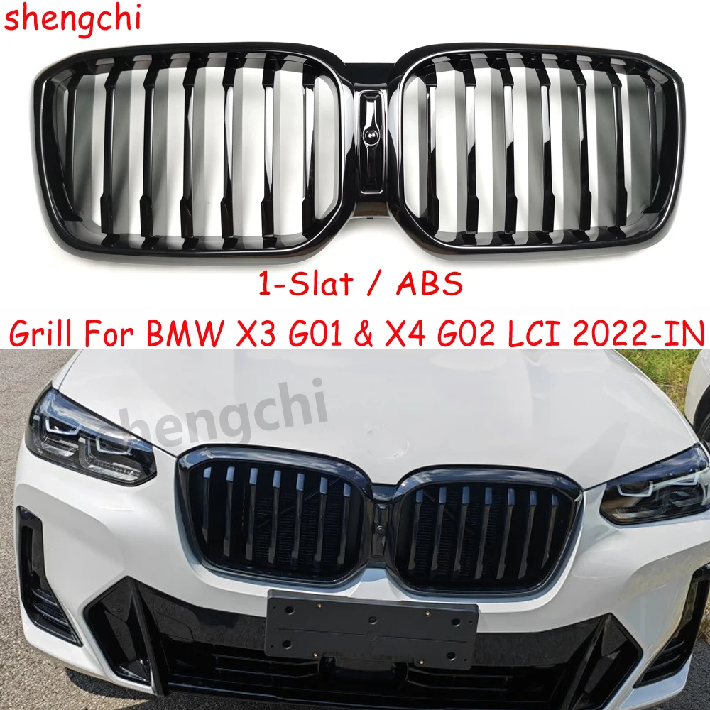 G01 G02 LCI ABS Front Bumper Grille For BMW X3 X4 G01 G02 X3M F97 X4M F98 LCI Replacement Racing Grills 2022-IN
G01 G02 LCI ABS Front Bumper Grille For BMW X3 X4 G01 G02 X3M F97 X4M F98 LCI Replacement Racing Grills 2022-IN