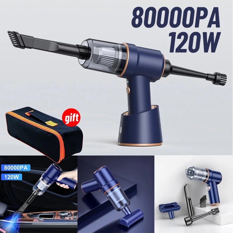 80000Pa Car Vacuum Cleaner Wireless Duster Handheld Cordless Vacuum Cleaning Machine for Home Appliance Office Car Accessries
80000Pa Car Vacuum Cleaner Wireless Duster Handheld Cordless Vacuum Cleaning Machine for Home Appliance Office Car Accessries