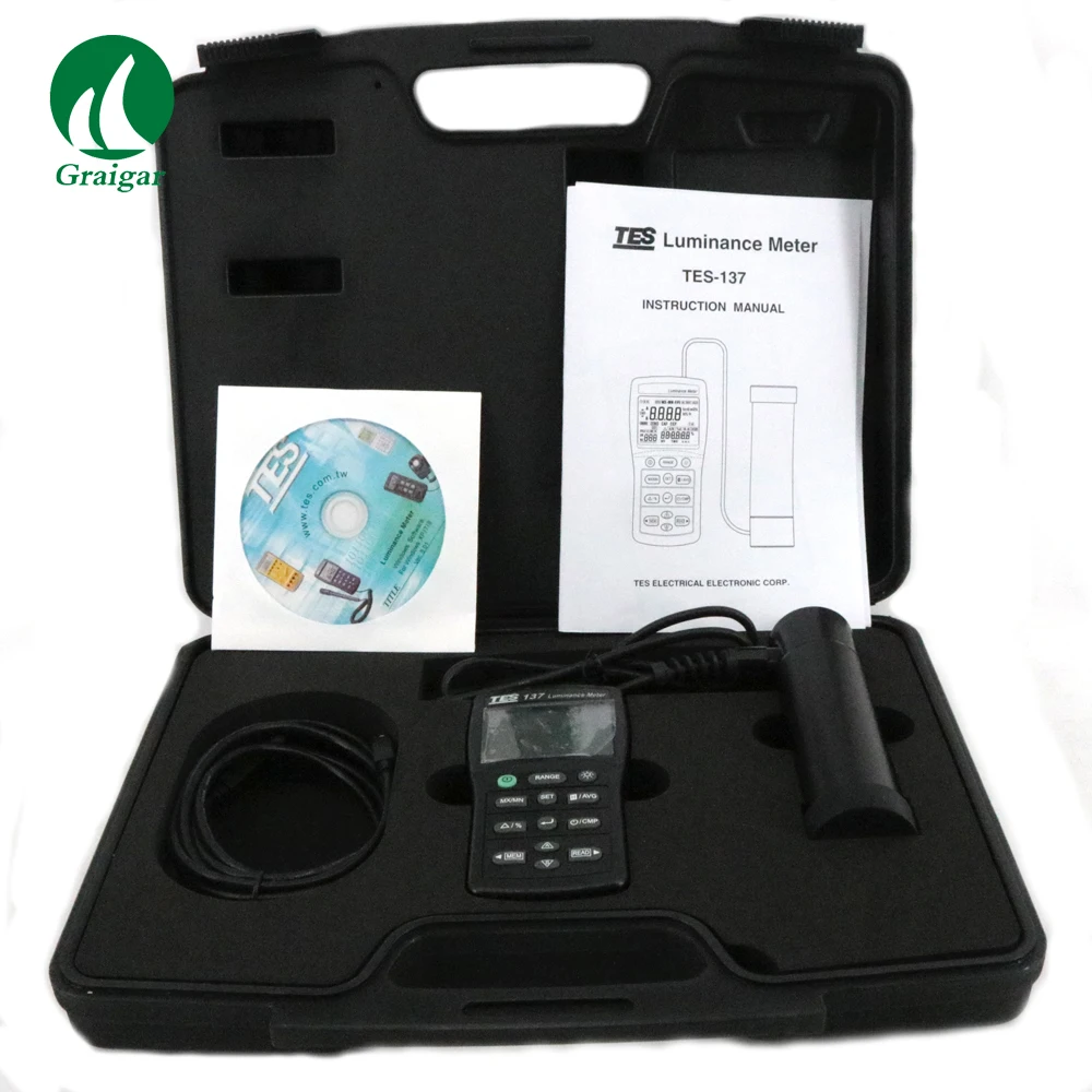 TES-137 измеритель яркости экрана измеритель яркости от 0,01 до 1999k cd/m2 Lux Meter TES137
TES-137 измеритель яркости экрана измеритель яркости от 0,01 до 1999k cd/m2 Lux Meter TES137