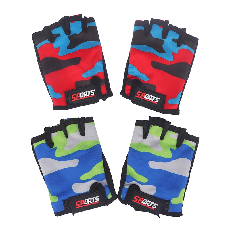 Детские велосипедные перчатки, Детские эластичные Нескользящие перчатки с открытыми пальцами для велоспорта
Детские велосипедные перчатки, Детские эластичные Нескользящие перчатки с открытыми пальцами для велоспорта