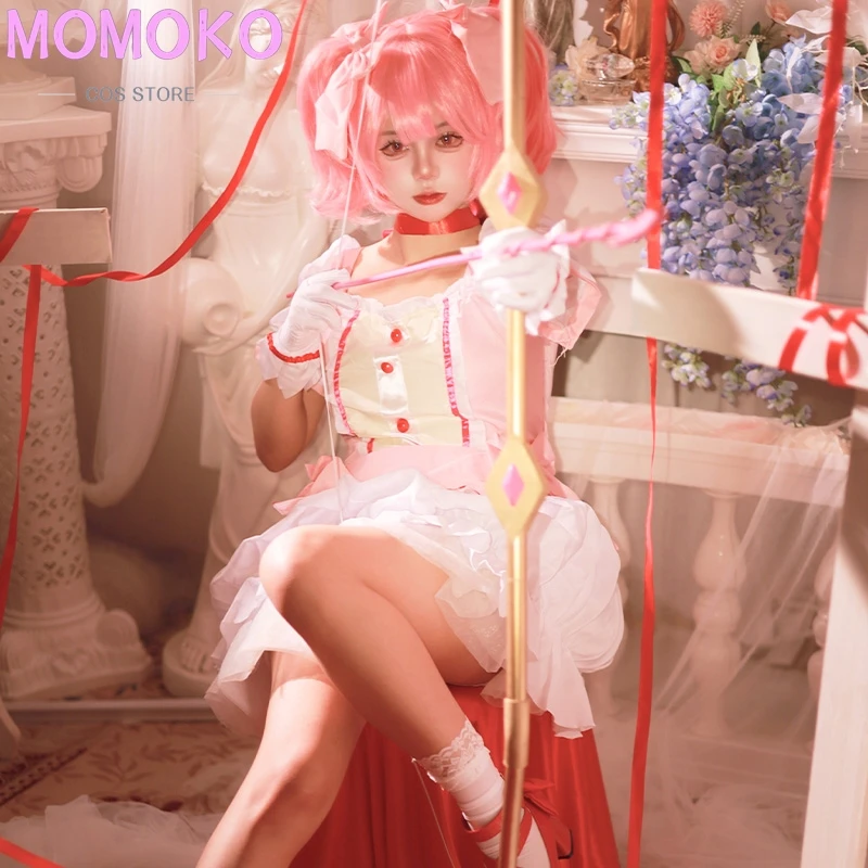 Костюм для косплея Puella Magi Madoka Magica, парик, подъюбник, обувь Канаме, Мадока, розовое Короткое бальное платье, униформа на Хэллоуин
Костюм для косплея Puella Magi Madoka Magica, парик, подъюбник, обувь Канаме, Мадока, розовое Короткое бальное платье, униформа на Хэллоуин