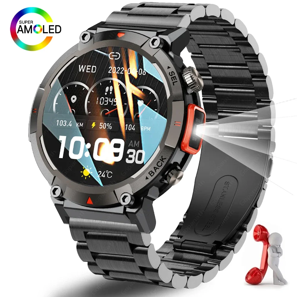 New Outdoor Adventure Smart Watch Men with Flashlight Sport Fitness Blood Pressure IP67 Heart Rate Tracker Commerce Smartwatch
New Outdoor Adventure Smart Watch Men with Flashlight Sport Fitness Blood Pressure IP67 Heart Rate Tracker Commerce Smartwatch