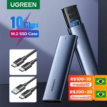 UGREEN M2 SSD Case NVME Enclosure M.2 to USB Type C 3.1 SSD Adapter for NVME PCIE NGFF SATA M/B Key SSD Disk Box M.2 SSD Case
UGREEN M2 SSD Case NVME Enclosure M.2 to USB Type C 3.1 SSD Adapter for NVME PCIE NGFF SATA M/B Key SSD Disk Box M.2 SSD Case