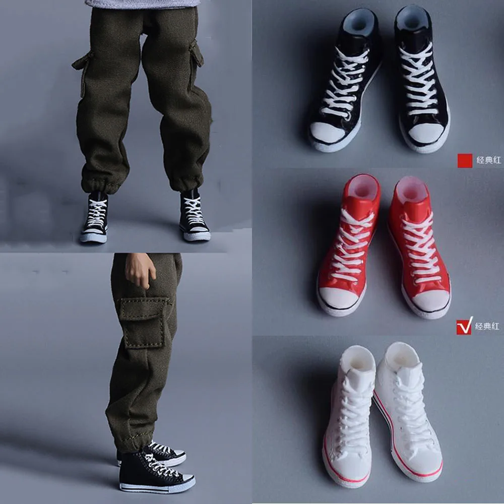 3 Colors 1/12 Men's Accessory High Top Flats Casual Classic Canvas Shoes Athletic Sneakers Model with Bag for 6'' Action Figure
3 Colors 1/12 Men's Accessory High Top Flats Casual Classic Canvas Shoes Athletic Sneakers Model with Bag for 6'' Action Figure