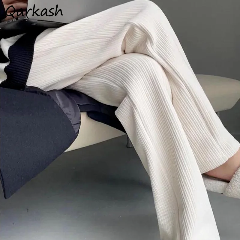 Pants Women All-match College Simple Korean Style Wide Leg Full Length Baggy Trendy Warm Cozy Fall Casual Thicker Retro Trouser
Pants Women All-match College Simple Korean Style Wide Leg Full Length Baggy Trendy Warm Cozy Fall Casual Thicker Retro Trouser