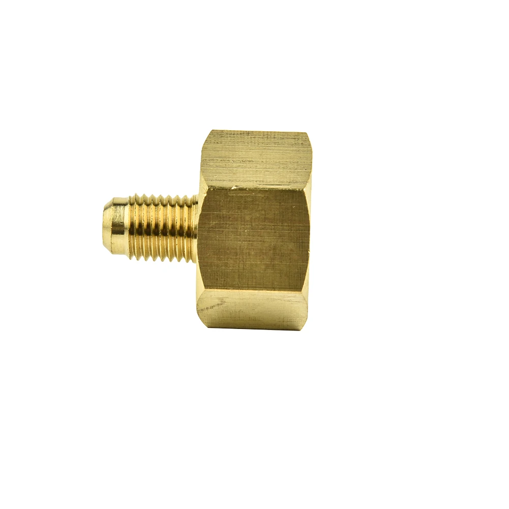 

Part Bottle Adapter Accessories 1/4SAE G3/4 Gold Car Conditioner Adapter For R134A Bottle Adapter Useful Brand New