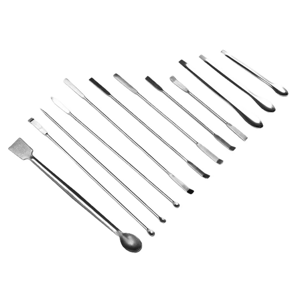 12pcs Laboratory Sampling Spoon Durable Lab Spoon Spatula Mixing Spat Stainless Steel High Quality Sophisticated
12pcs Laboratory Sampling Spoon Durable Lab Spoon Spatula Mixing Spat Stainless Steel High Quality Sophisticated