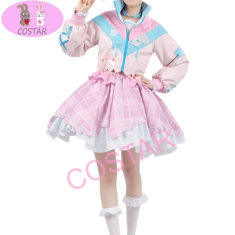 COSTAR Vtuber Amamiya Kokoro Lovely Lolita Uniform Cosplay Costume Halloween Carnival Party Role Play Outfit Women 2022 New
COSTAR Vtuber Amamiya Kokoro Lovely Lolita Uniform Cosplay Costume Halloween Carnival Party Role Play Outfit Women 2022 New