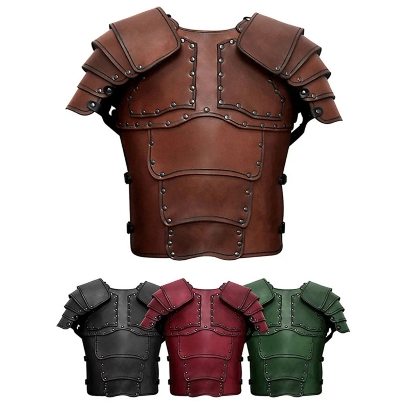 Vikinges PU Leather Adjustable Body Armour Retro Knight Body Armors Medieval for Women Men Cosplay R7RF
Vikinges PU Leather Adjustable Body Armour Retro Knight Body Armors Medieval for Women Men Cosplay R7RF