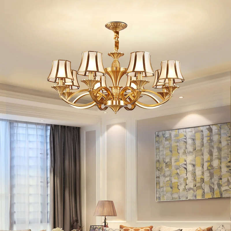 Copper Chandeliers Lighting Luxury Home Lighting Fixture Abajour Lustre Enfant Creative Modo Vintage Hanging Lamp Copper lamps
Copper Chandeliers Lighting Luxury Home Lighting Fixture Abajour Lustre Enfant Creative Modo Vintage Hanging Lamp Copper lamps