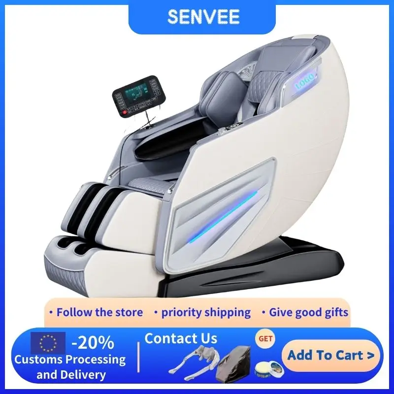 

SENVEE S-L Guide Rail 4D Automatic Zero-gravity Massage Sofa Multi-function Space Module Bluetooth Music Electric Massage Chair