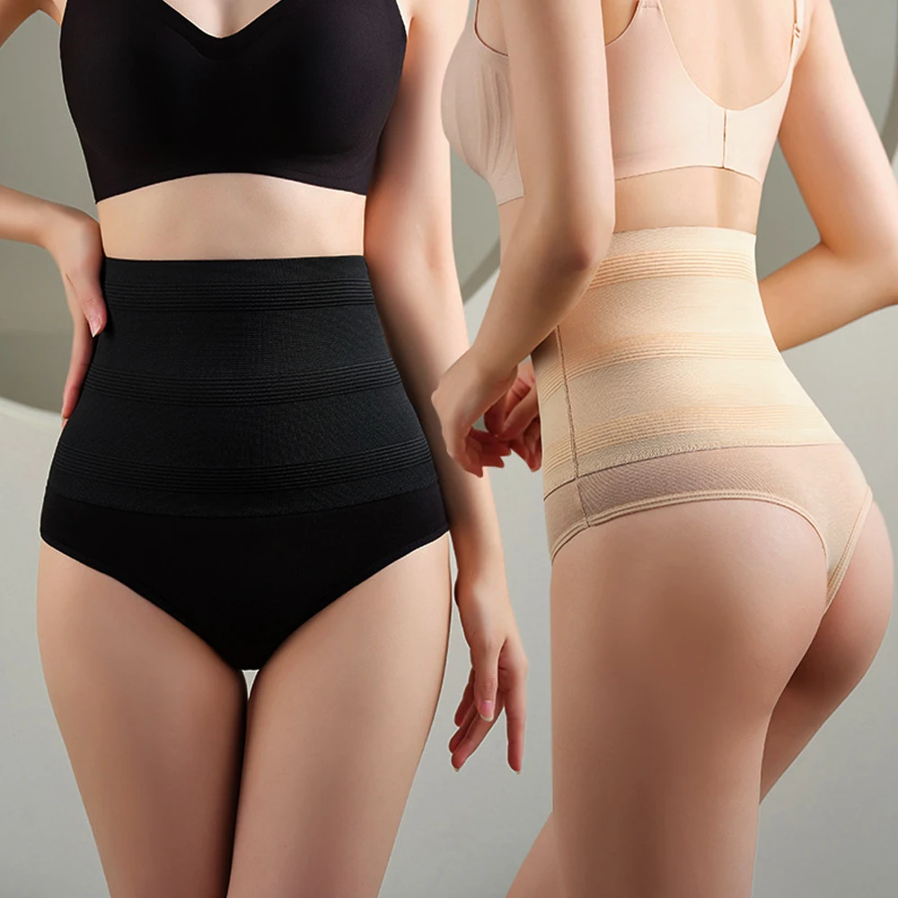 Shapewear Thong Panties Women Tummy Control High Waist Thong Body Shaper Underwear 
Shapewear Thong Panties Women Tummy Control High Waist Thong Body Shaper Underwear
