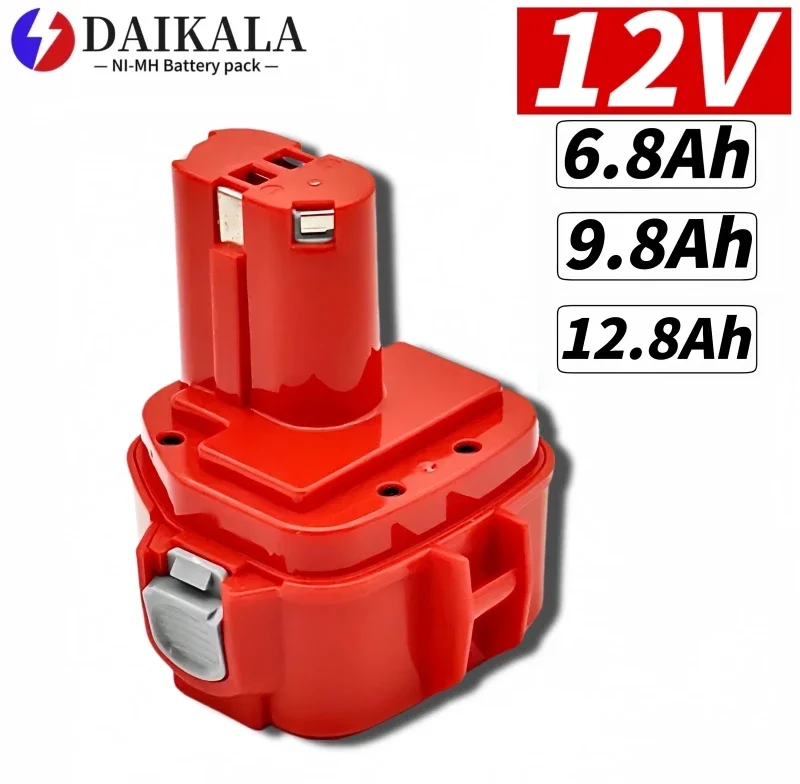 for Makita 12V 12800mAh Ni-Mh Power Tool Rechargeable Battery Pack Drills Bateria 1220 1222 1233S PA12 1235B 638347-8-2 192681-5
for Makita 12V 12800mAh Ni-Mh Power Tool Rechargeable Battery Pack Drills Bateria 1220 1222 1233S PA12 1235B 638347-8-2 192681-5