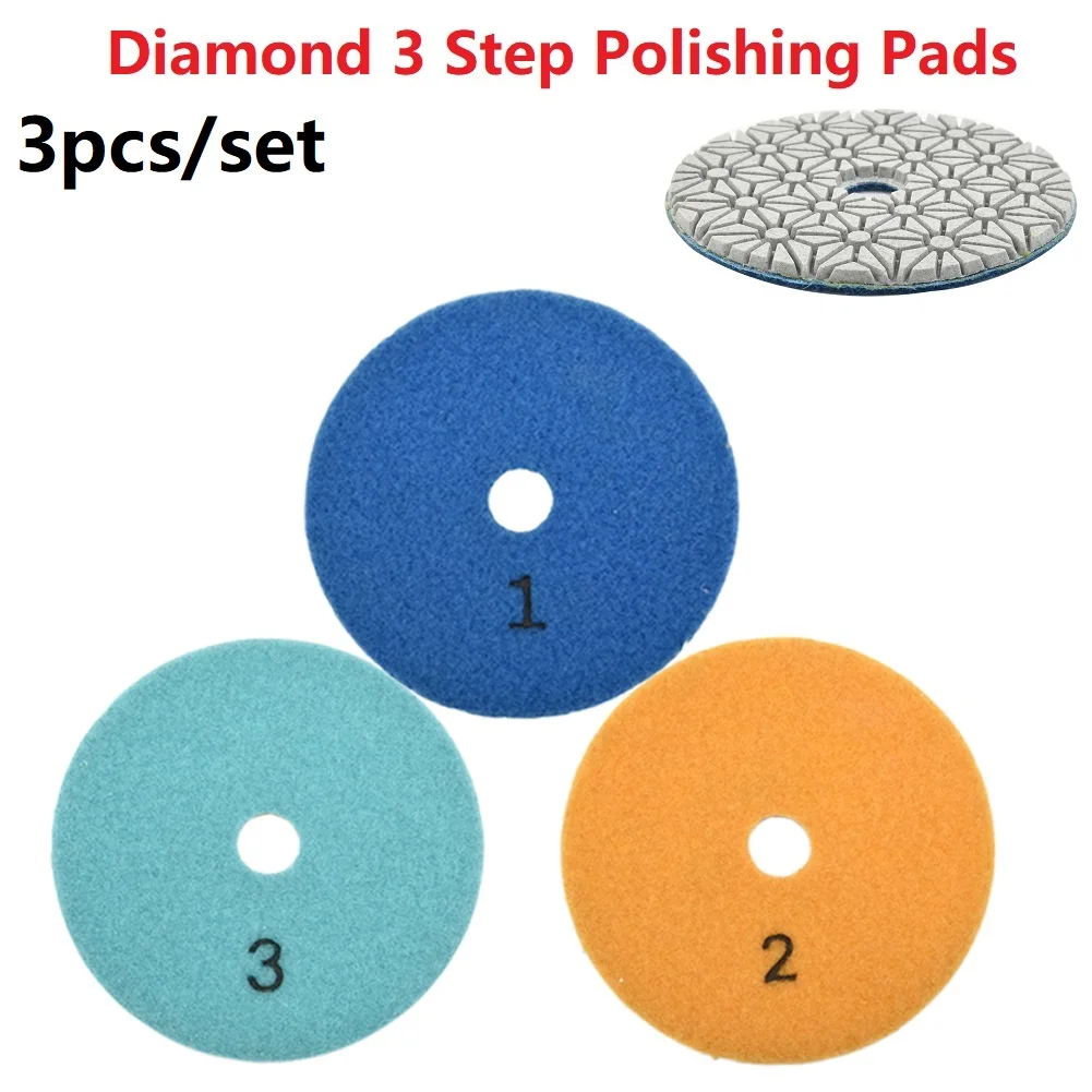 Tool Polishing Pads Diamond + Resin Powder Replacement 100mm Accessories Concrete Diamond Granite Wear-Resistant
Tool Polishing Pads Diamond + Resin Powder Replacement 100mm Accessories Concrete Diamond Granite Wear-Resistant