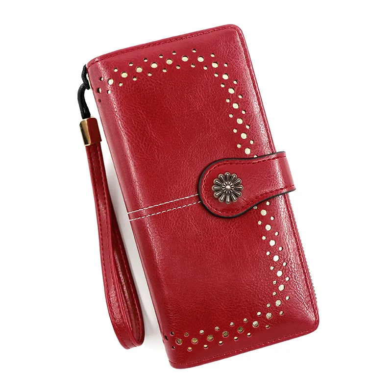 Women's Leather Wallet Woman Luxury Long Wallets Fashion Women Purses Money Bags Handbags Womens Purse Cards Holder 
Women's Leather Wallet Woman Luxury Long Wallets Fashion Women Purses Money Bags Handbags Womens Purse Cards Holder