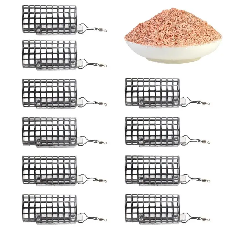 10 Pcs Carp Fishing Bait Feeder Lure Holder Trap Fishing Cage Basket Metal Fishing Cage Basket Feeder Fishing Accessories
10 Pcs Carp Fishing Bait Feeder Lure Holder Trap Fishing Cage Basket Metal Fishing Cage Basket Feeder Fishing Accessories