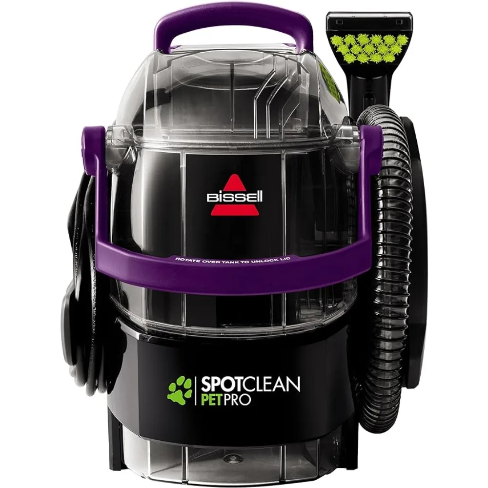 BISSELL SpotClean Pet Pro Portable Carpet Cleaner, Grapevine Purple, Carpet Cleaner Machine, Black, Large
BISSELL SpotClean Pet Pro Portable Carpet Cleaner, Grapevine Purple, Carpet Cleaner Machine, Black, Large