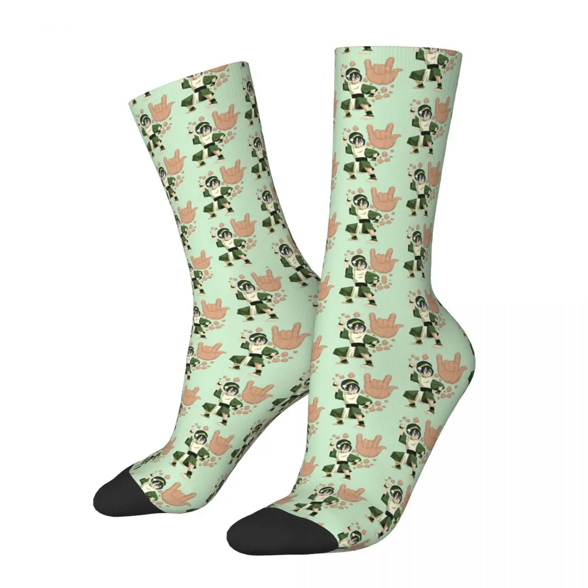 ROCK ON!Hands Toph Earthbending Avatar The Last Airbender Kawaii Socks Gym Femme Stockings Print Pattern Calf Sock
ROCK ON!Hands Toph Earthbending Avatar The Last Airbender Kawaii Socks Gym Femme Stockings Print Pattern Calf Sock