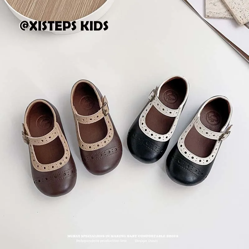 Vintage Leather Shoes For Princess Girls 2-8Y Toddler Girls Boys Mary Jane Shoes Party Dress Shoes Kids Loafers Flats Autumn
Vintage Leather Shoes For Princess Girls 2-8Y Toddler Girls Boys Mary Jane Shoes Party Dress Shoes Kids Loafers Flats Autumn