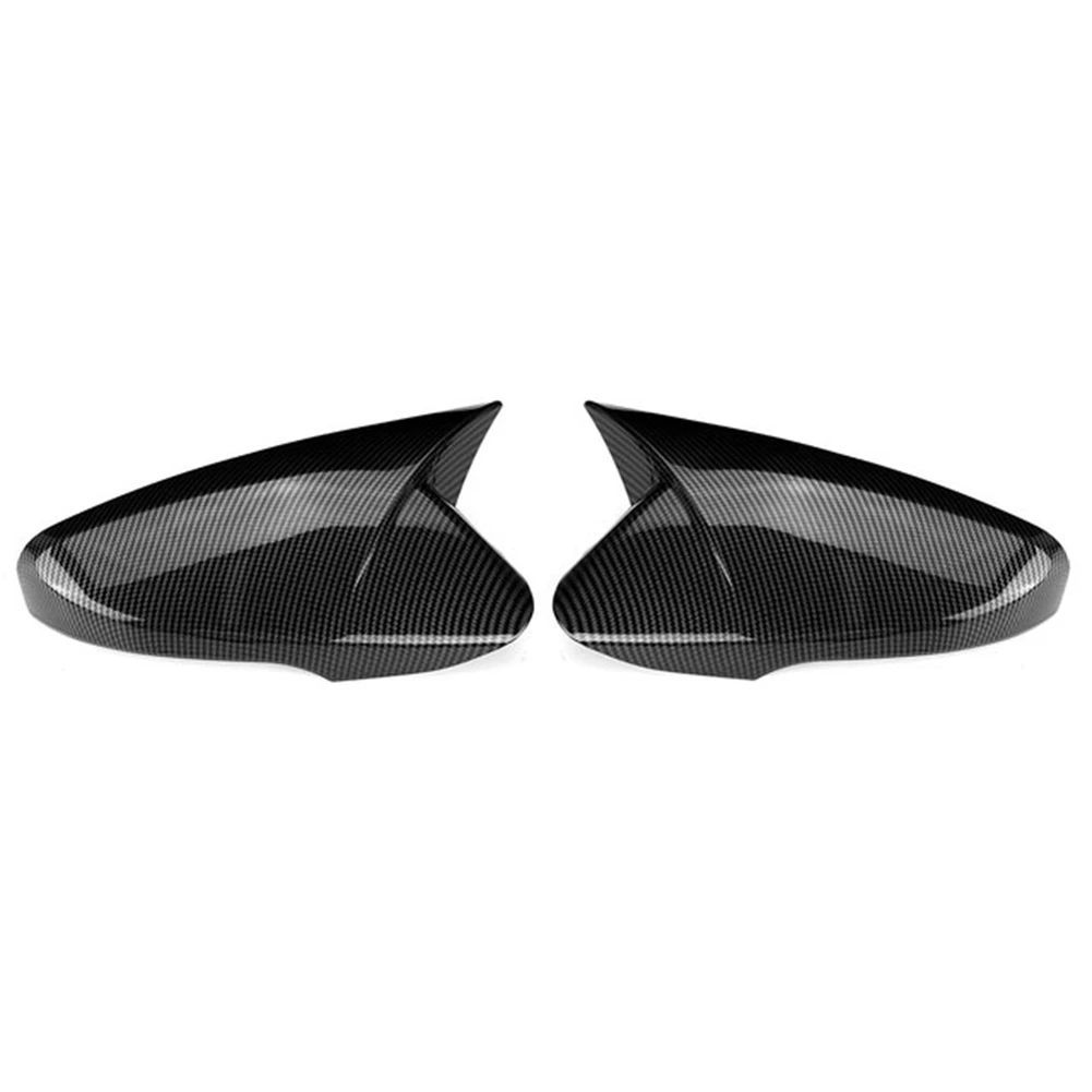 

M Style Car Carbon Fiber Rearview Mirror Cover Trim Frame Side Mirror Caps for Hyundai Veloster