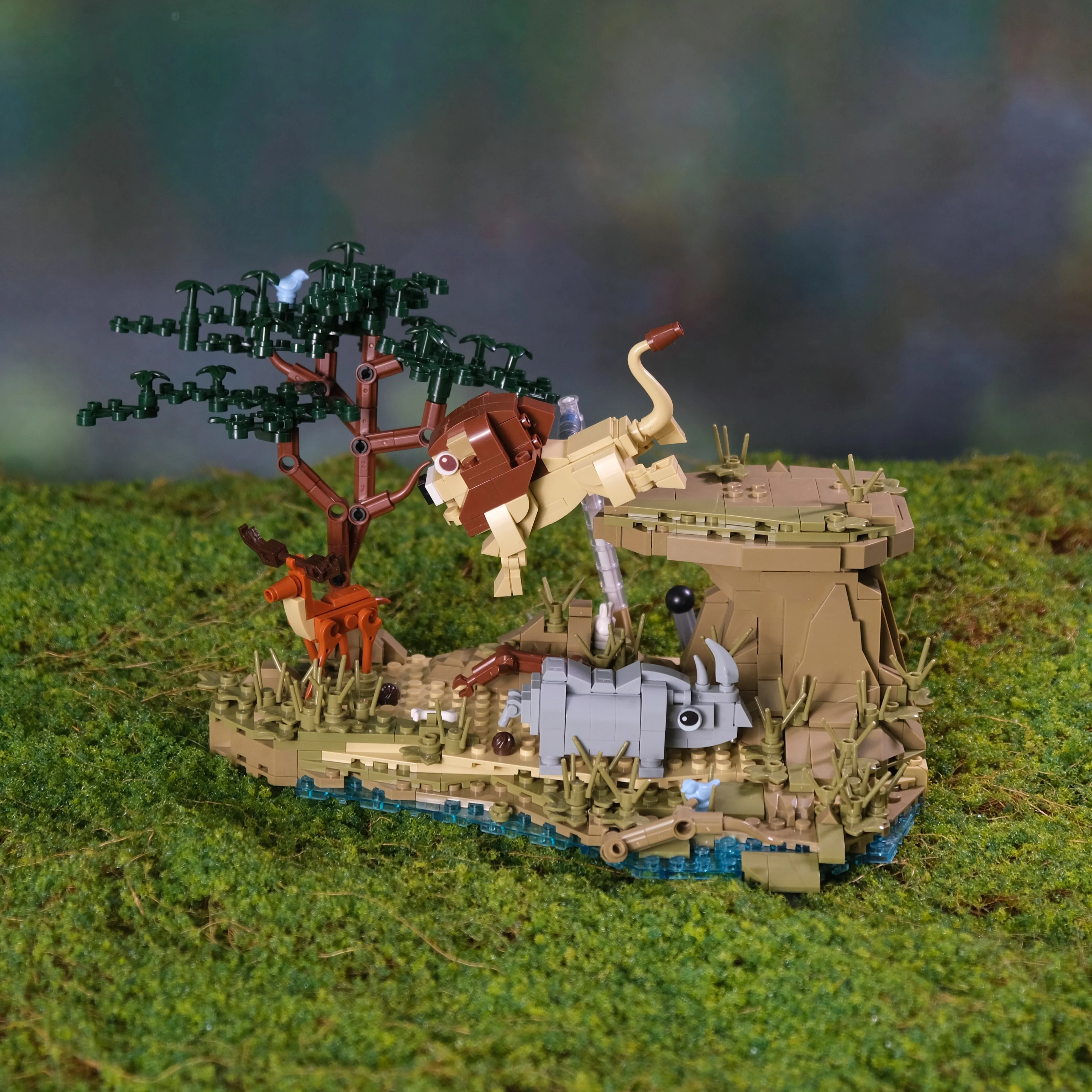 755PCS Creative Tropical Forest Building Blocks Cute Animal Lion Zoo Model Bricks Assemble Toys Birthday Gift for Adults Kids 755PCS Creative Tropical Forest Building Blocks Cute Animal Lion Zoo Model Bricks Assemble Toys Birthday Gift for Adults Kids