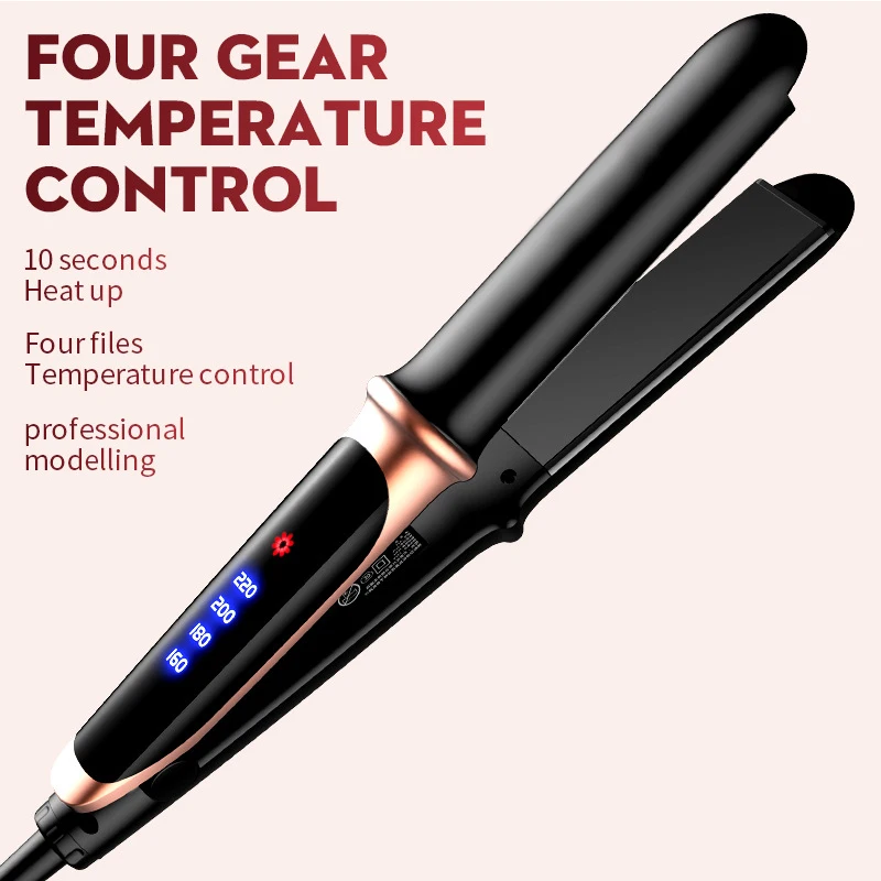 

2 In 1 Professional Hair Straightener Hair Electric Iron Curling Straightening Irons For Dry Or Wet Smoothing Hair Styling Tools