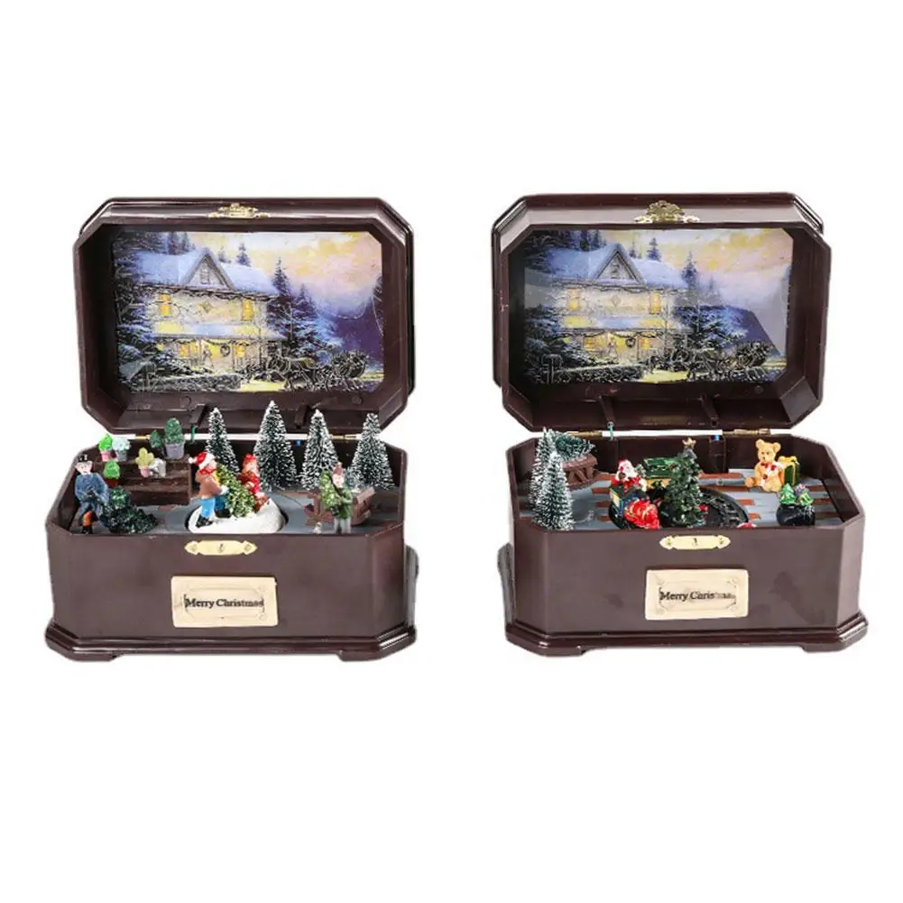 European Luminous Christmas Rotating Music Box Window Decoration Christmas Gift Ornaments F8R7
European Luminous Christmas Rotating Music Box Window Decoration Christmas Gift Ornaments F8R7