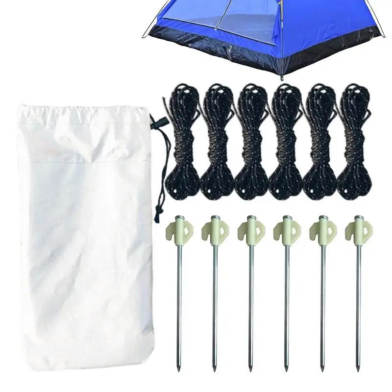 Canopy Rope Glow In The Dark Camping Tent Rope Portable Reliable And Durable Tent Rope Set With Oxford Bag For Picnics Outings
Canopy Rope Glow In The Dark Camping Tent Rope Portable Reliable And Durable Tent Rope Set With Oxford Bag For Picnics Outings