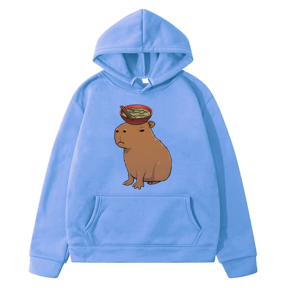 

Capybara Children Autumn Fleece Sweatshirt anime hoodie boy clothes y2k sudadera Casual pullover Jacket Kawaii kids clothes girl