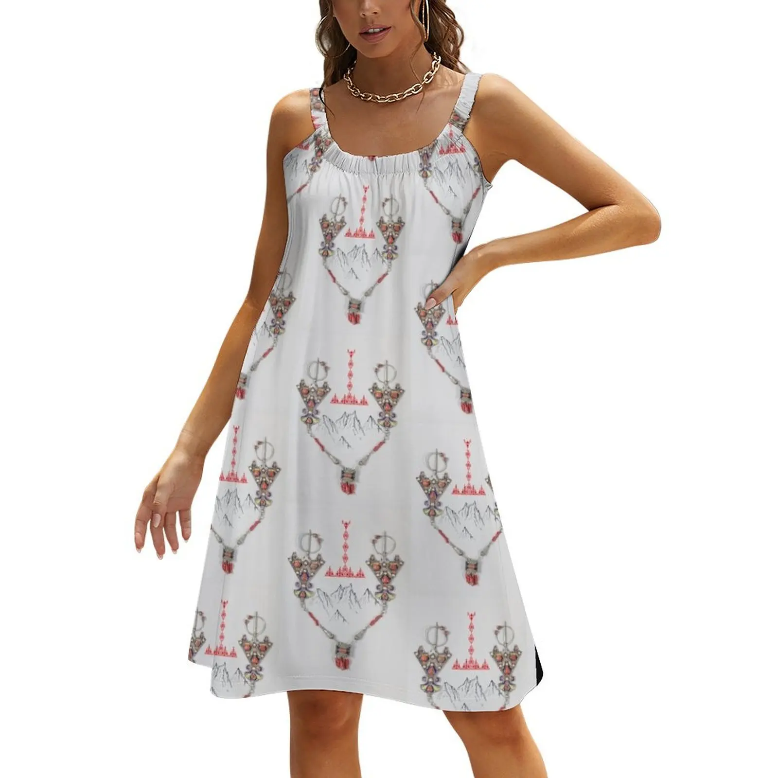 Kabyle Berber Amazigh patterns original art Comforter Beach Sling Skirt dresses for woman 2024 dress summer 2024 women
Kabyle Berber Amazigh patterns original art Comforter Beach Sling Skirt dresses for woman 2024 dress summer 2024 women