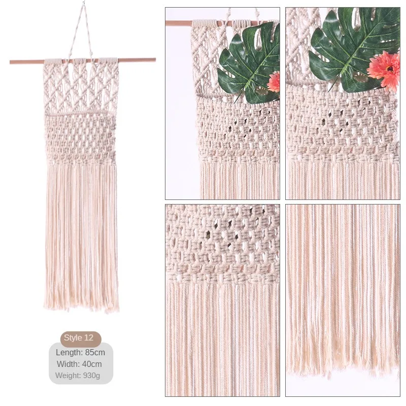Nordic Boho Cotton Rope Long Tassel Wall Tapestry 12 S7aff8c5af2c44cceb8d51b6c7e7d1391m