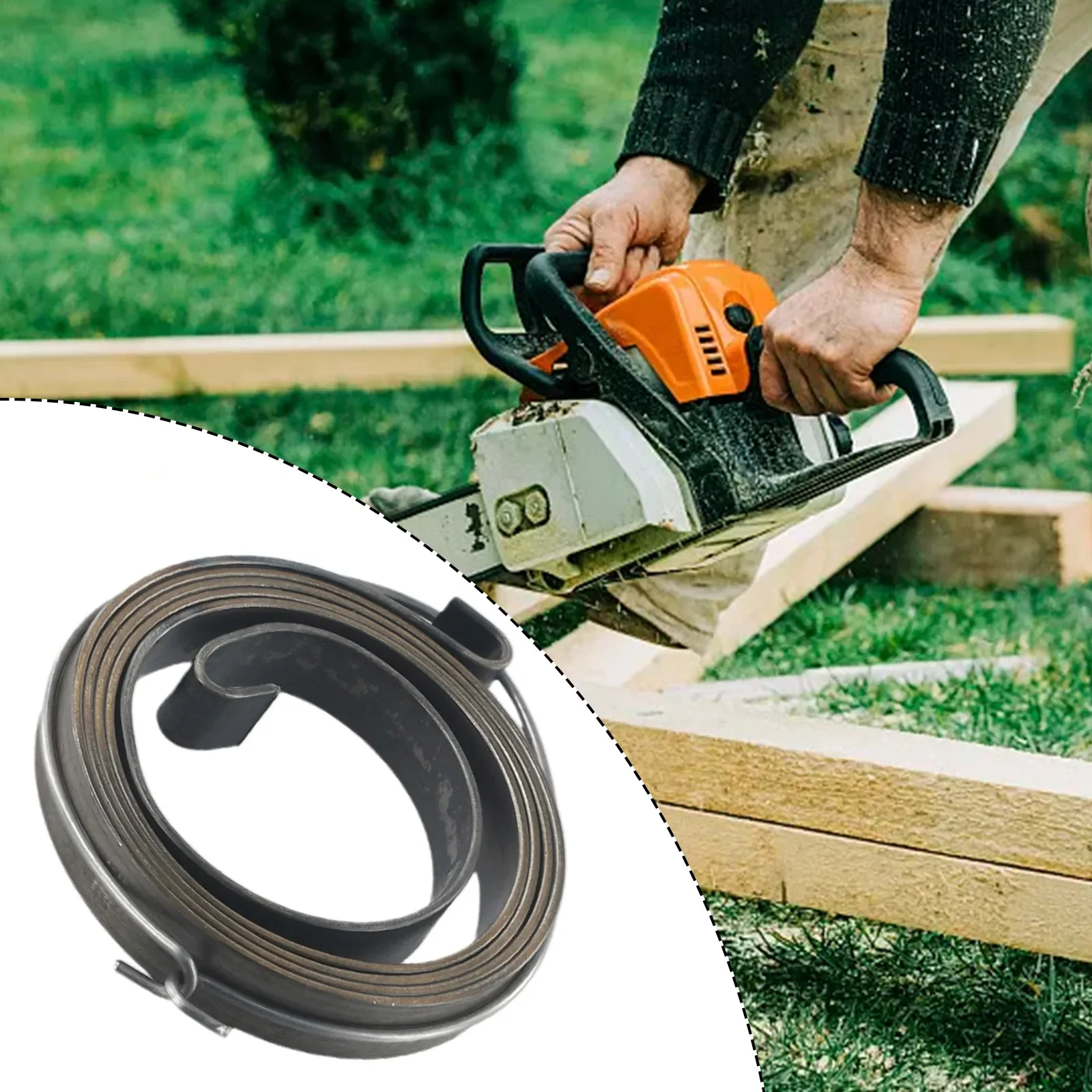 1pc Chainsaw Starter Recoil Spring 10.3mm Recoil Easy Starter Spring For Chinese Chainsaw 5200 5800 52cc 58cc
1pc Chainsaw Starter Recoil Spring 10.3mm Recoil Easy Starter Spring For Chinese Chainsaw 5200 5800 52cc 58cc