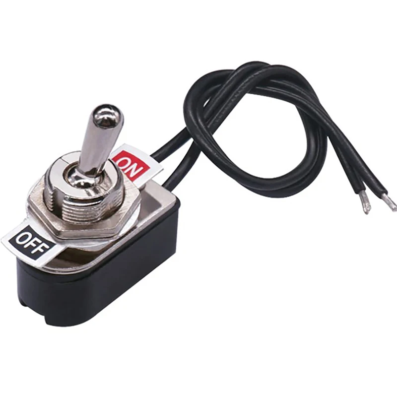 AC250V 3A On/Off Prewired Standard Toggle Switch With Wire Cable KNS-1 SPST Contacts Switch Electrical Equipment
AC250V 3A On/Off Prewired Standard Toggle Switch With Wire Cable KNS-1 SPST Contacts Switch Electrical Equipment