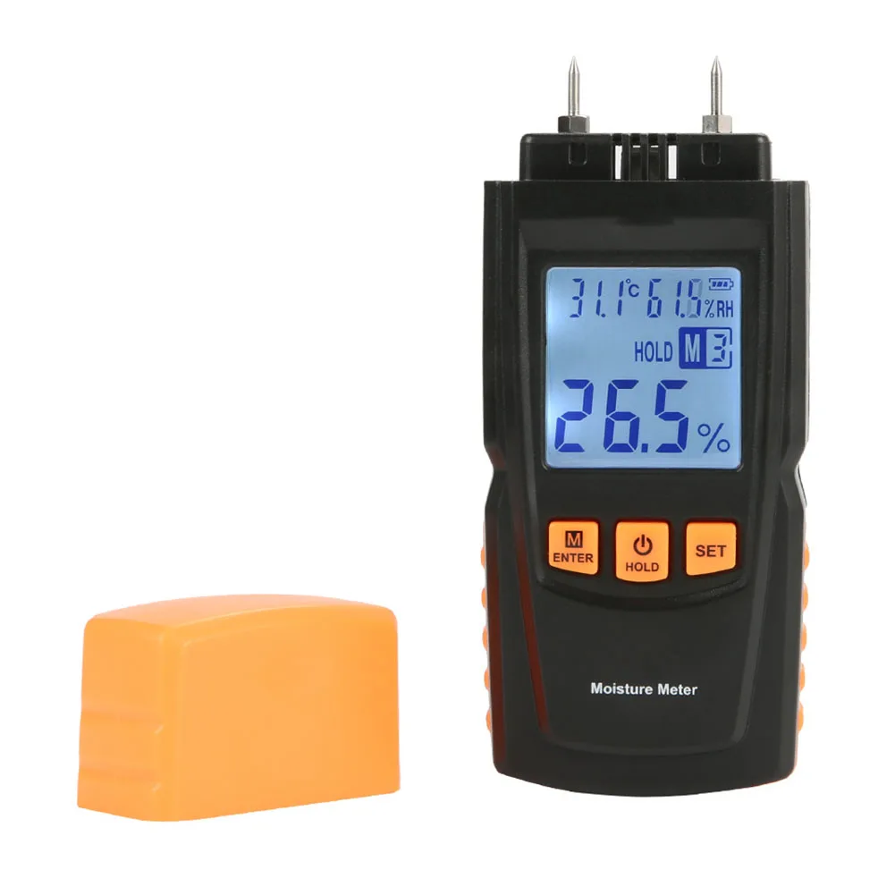 GM610 Digital LCD Display Wood Moisture Sensing Hygrometer Measuring Tool Test Pine Removable for Wood Moisture Testing
GM610 Digital LCD Display Wood Moisture Sensing Hygrometer Measuring Tool Test Pine Removable for Wood Moisture Testing