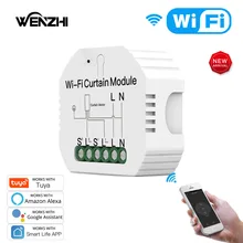WiFi Mini Curtain Switch Module For Roller Blinds Shutter Motor Smart Life Tuya APP Remote Control Alexa Google Home Automation
WiFi Mini Curtain Switch Module For Roller Blinds Shutter Motor Smart Life Tuya APP Remote Control Alexa Google Home Automation